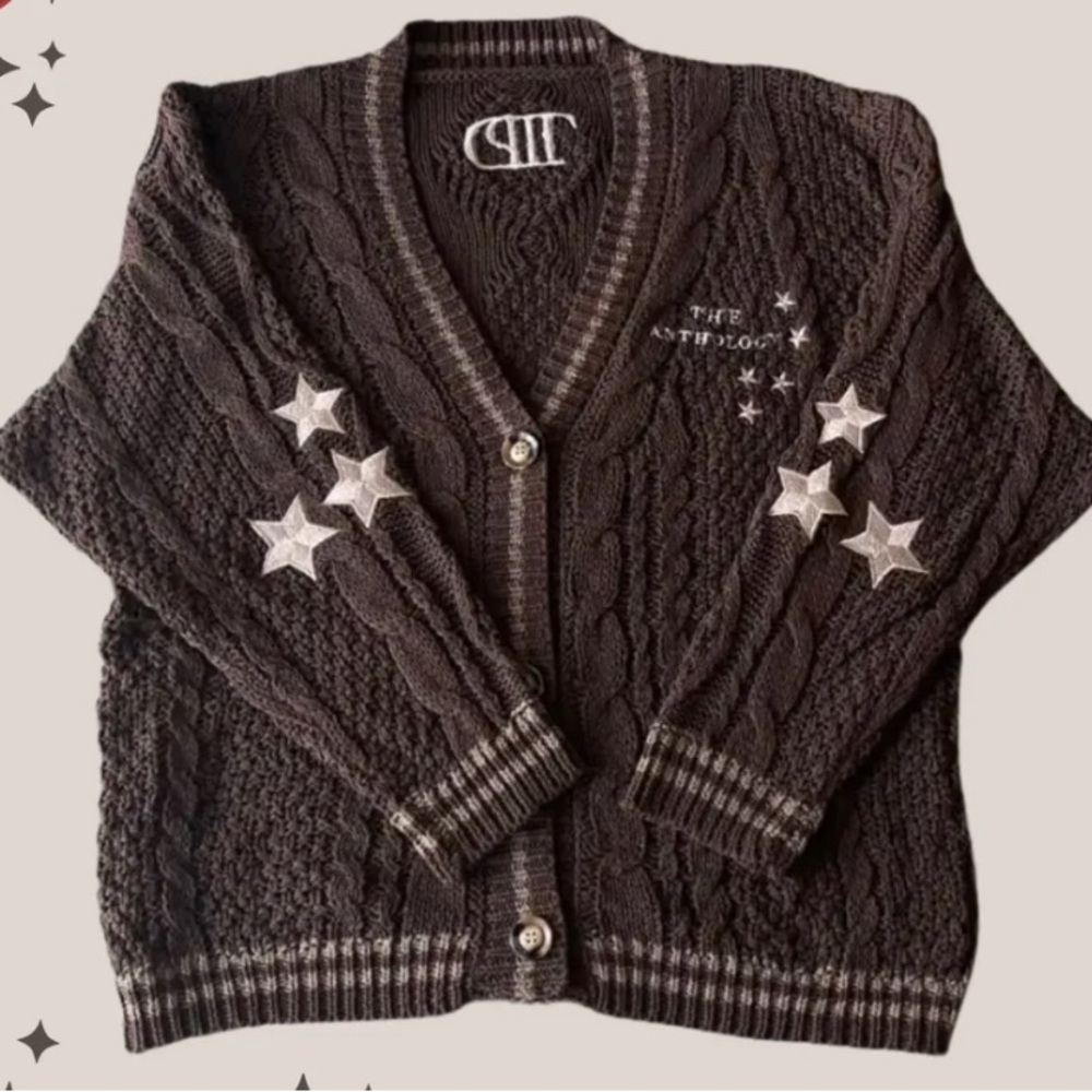 Taylor Swift TTPD Cardigan. From Ari Embroidery Studio. ONLY SHIPPING TO U.S.